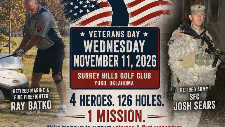 126 Hole Golf Marathon – Honoring Our Heroes